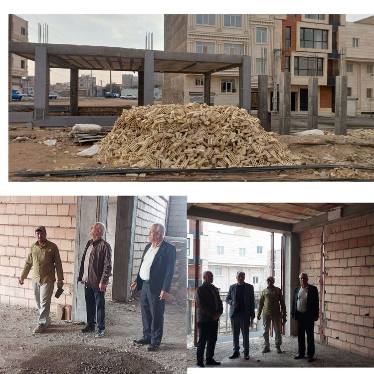 بازدید رئیس و مدیرعامل مجمع خیرین مدرسهساز شهرستان قرچک از پروژههای خیّرساز در حال ساخت